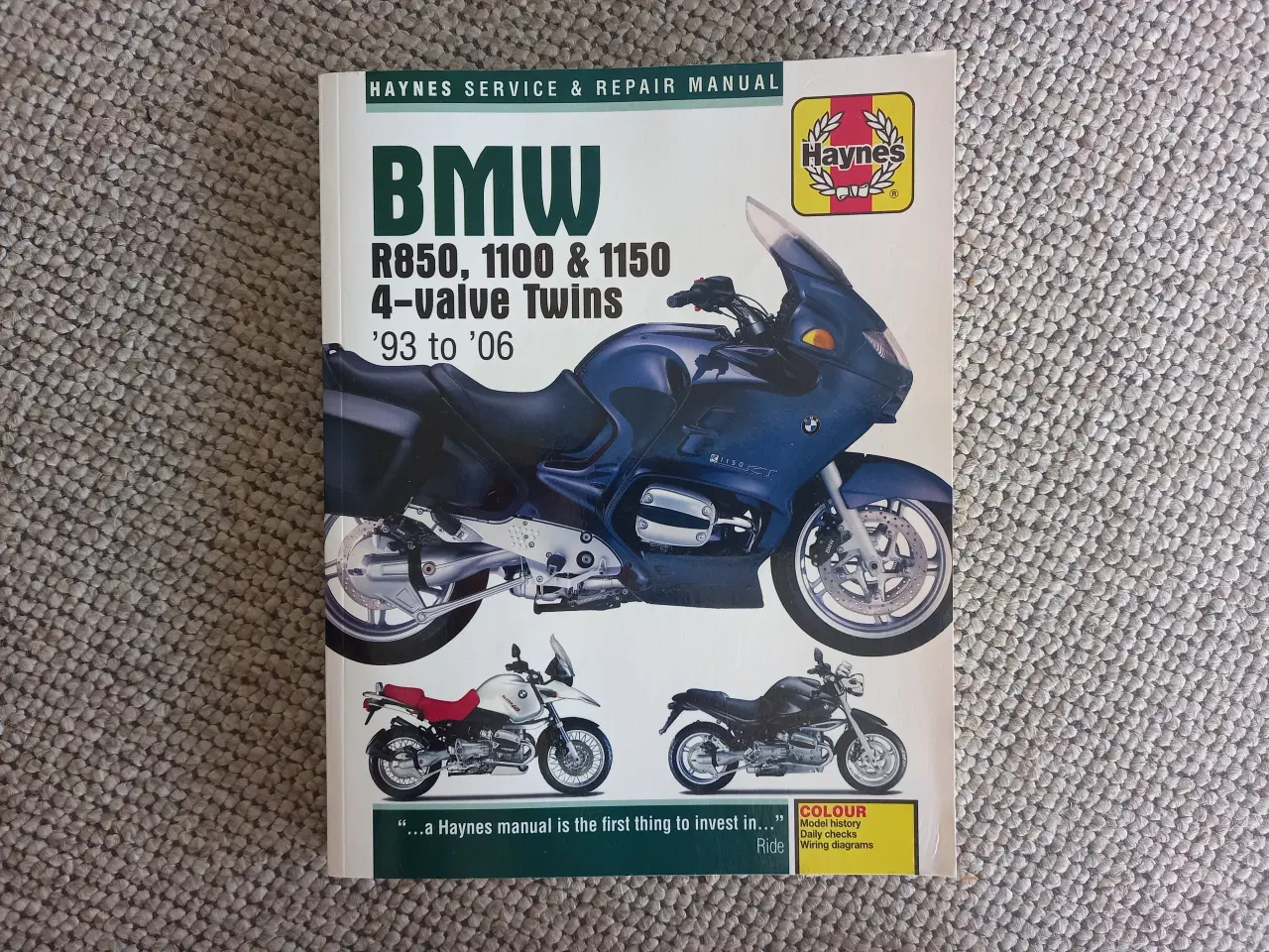 Billede 1 - Haynes reparationshåndbog BMW R850, 1100 & 1150