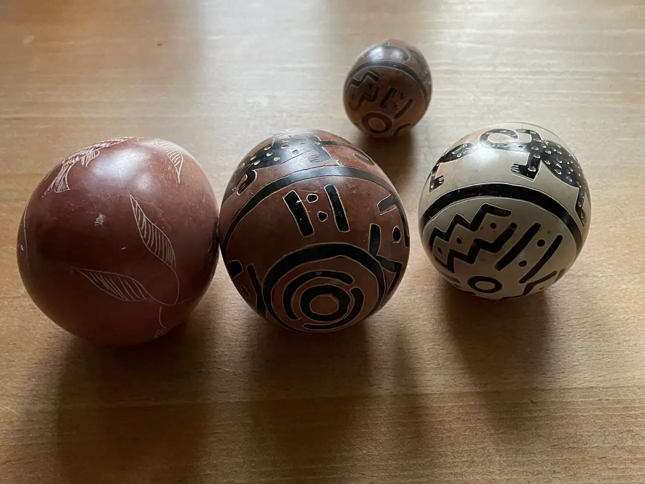 Billede 1 - Marmor æg med dekorationer