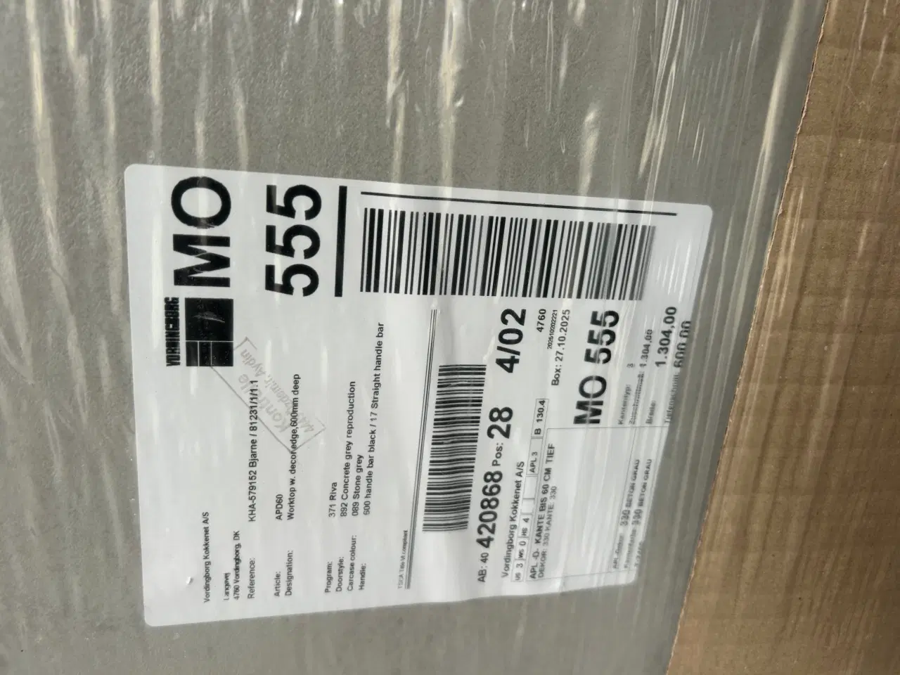 Billede 2 - Vordingborg bordplade i cement grå