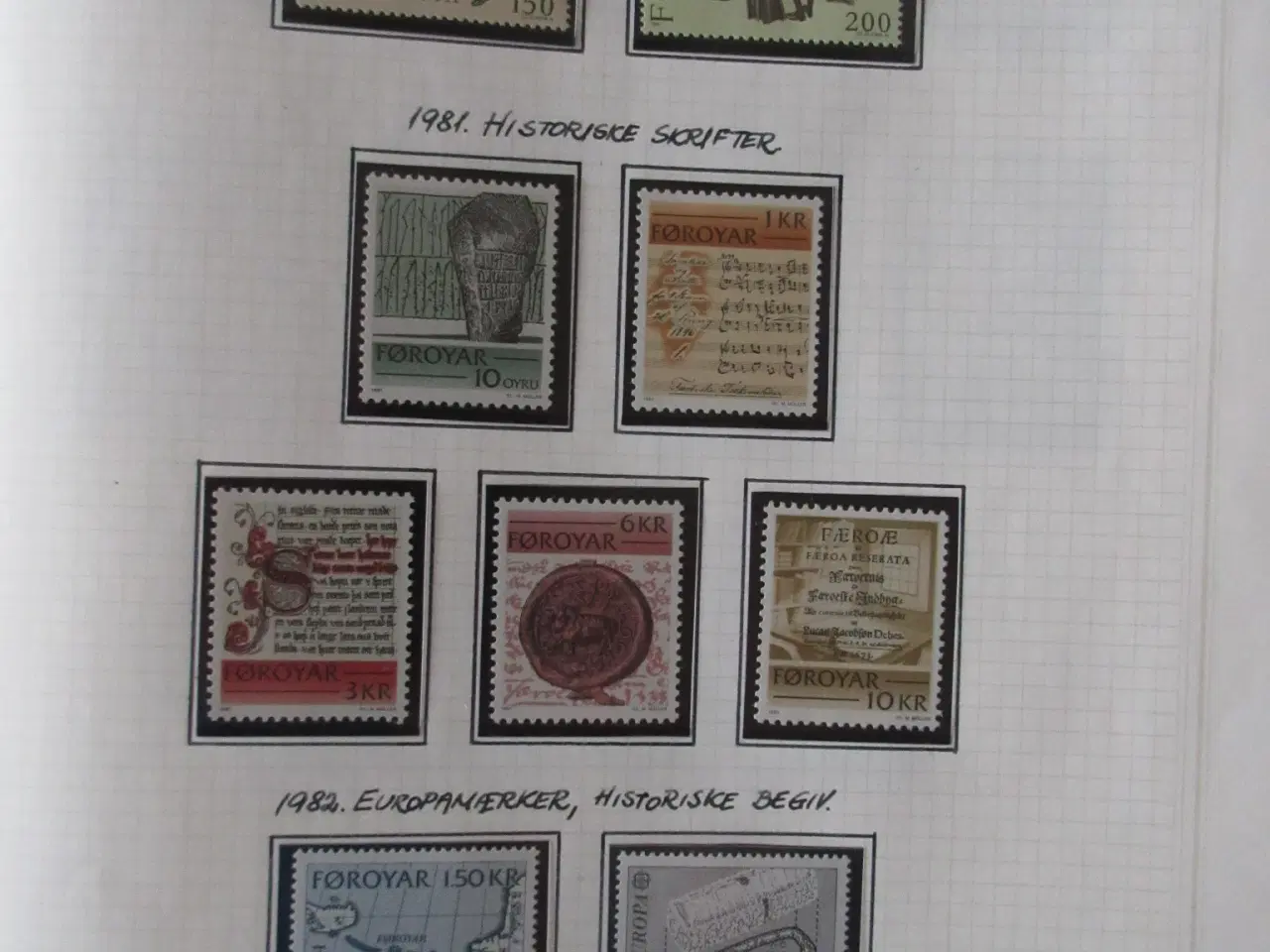Billede 8 - Færøerne start samling postfriske frimærker