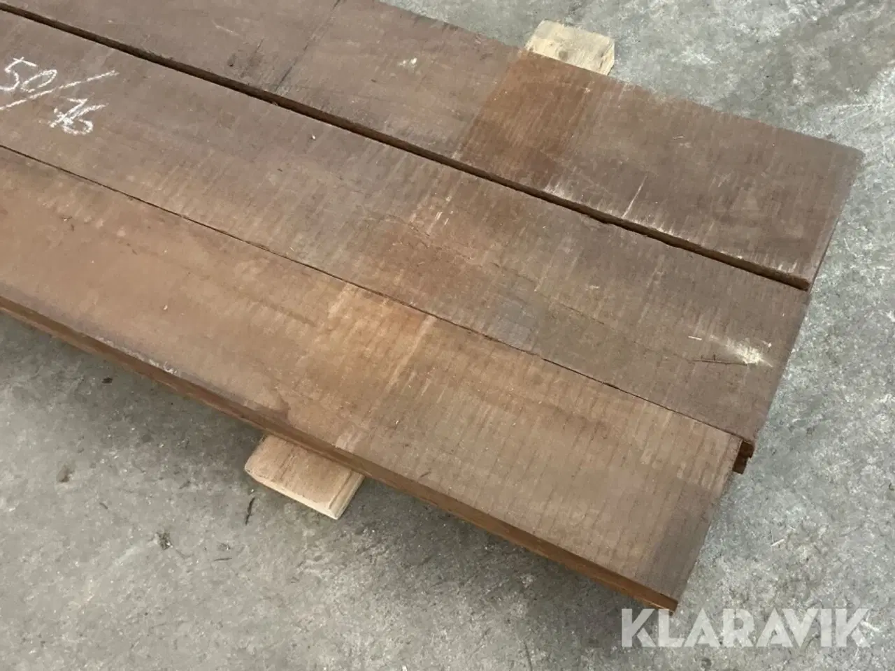 Billede 5 - Panga Panga Tømmer Bredde 18-20x190 cm 6 styk