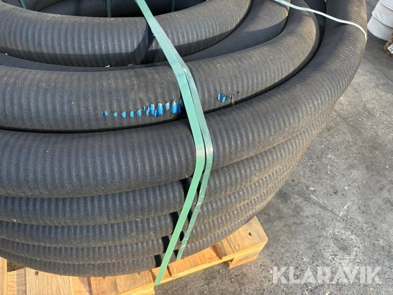 Billede 9 - Drænrør blå HDPE 80/92 mm med filt 50 meter