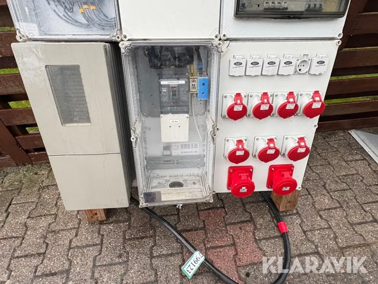 Billede 4 - Byggestrømtavle