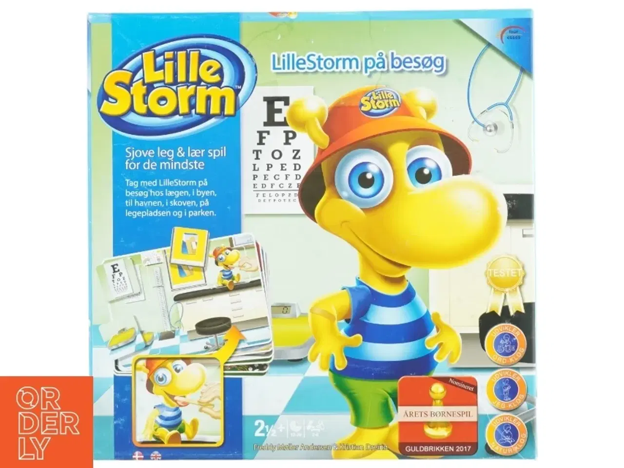 Billede 2 - Lille Storm på besøg brætspil fra Lille Storm (str. 28 x 28 cm)