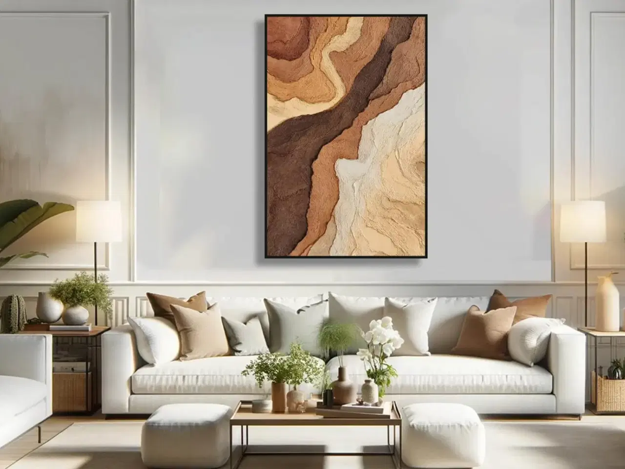 Billede 4 - Stort maleri 95 x 150 cm (Gratis levering)