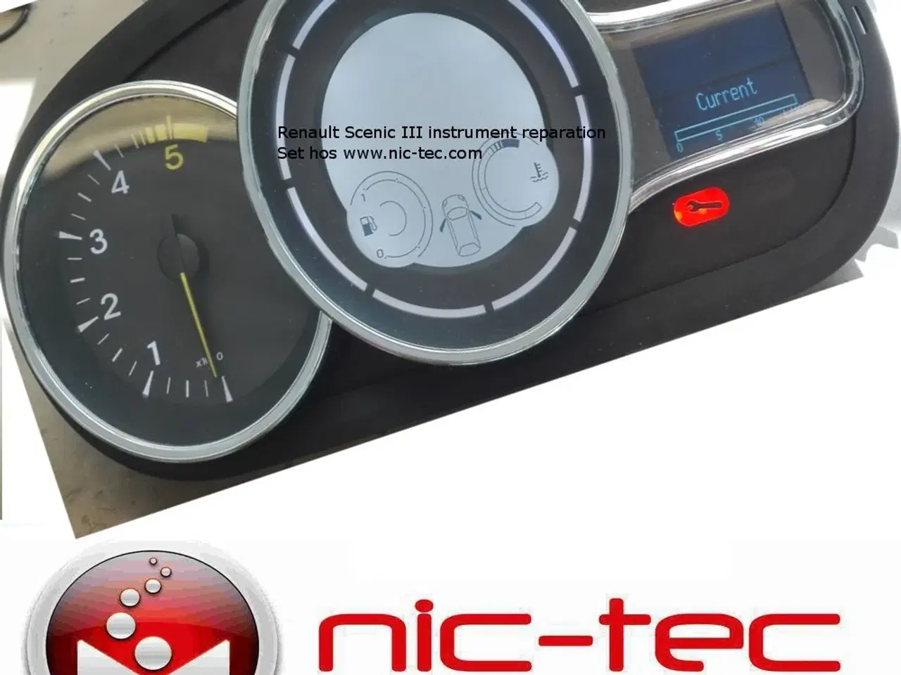 Billede 1 - Renault Megane - Scenic III Instrument / Speedometer reparation.