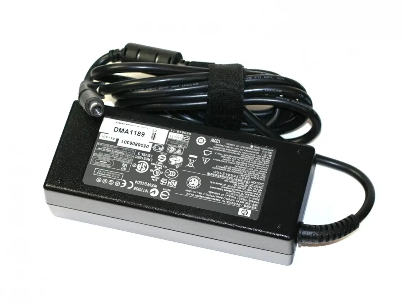 Billede 1 - HP Compaq 125W 19V 6.5A strømforsyning med Pin in tip - Original