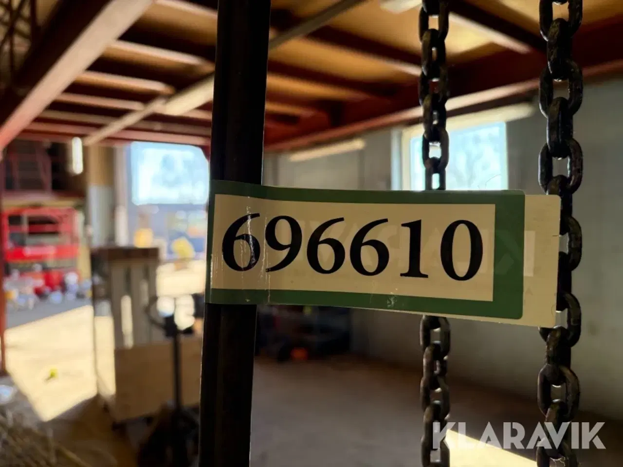 Billede 2 - Kran Stahl Søjlesvingkran med el-kædetalje