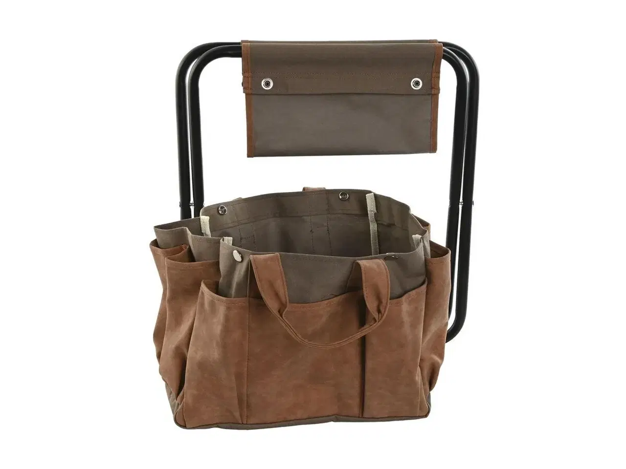 Billede 3 - Værktøjssæt til haven - brun polyester/aluminium, 7 dele