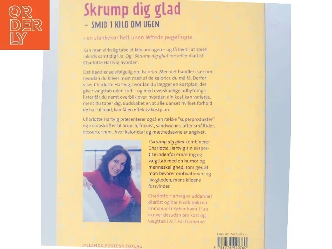 Billede 3 - Skrump dig glad : smid et kilo om ugen af Charlotte Hartvig (Bog)