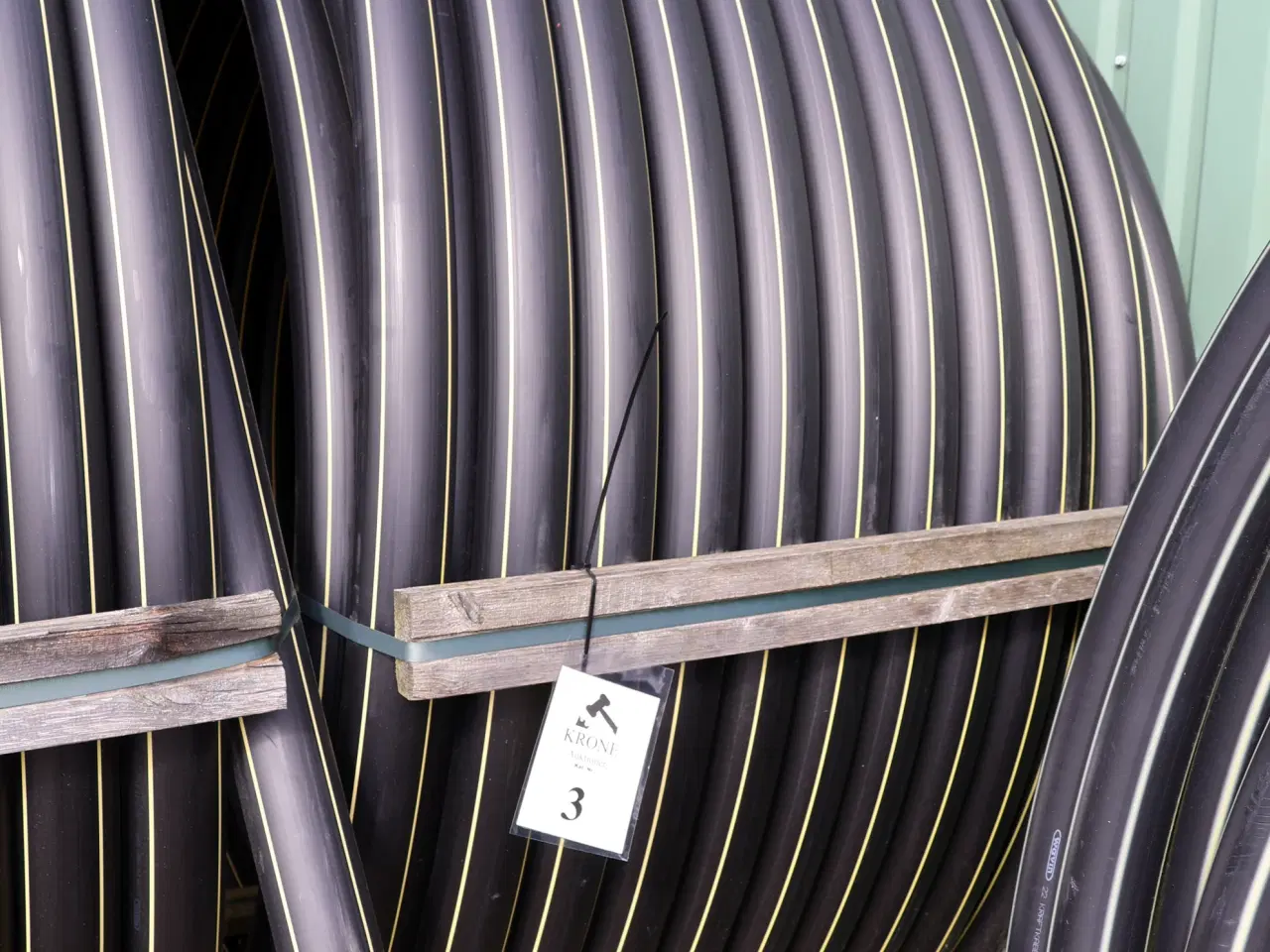 Billede 3 - 250m Wavin PE cable pipe SRE-P90-P100 BK/YL