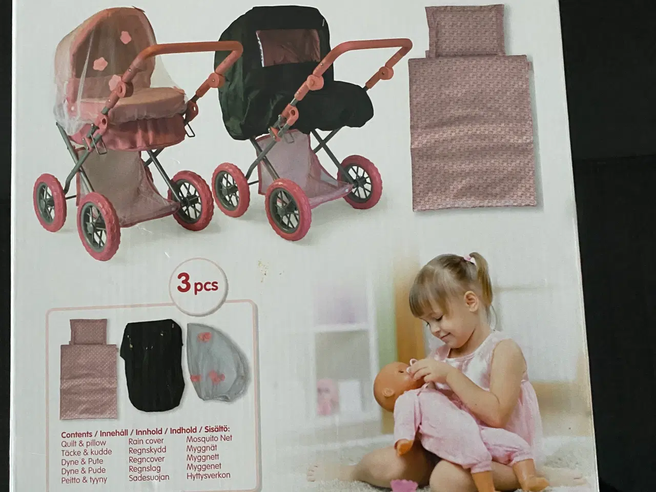 Billede 1 - Tilbehørssæt til dukkevogn
