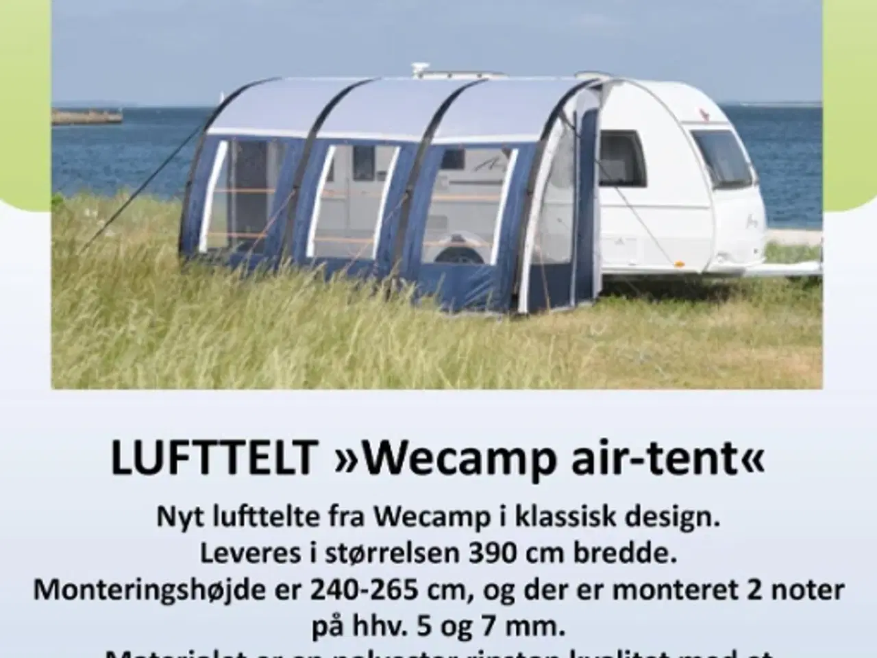 Billede 2 - WE CAMP AIR-TENT 390