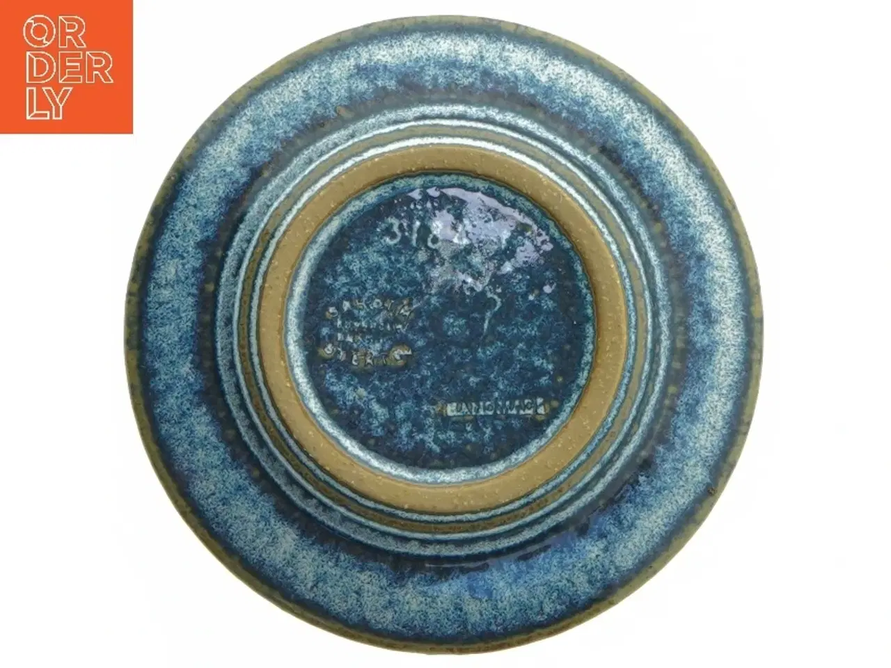 Billede 3 - Keramik tallerken med mønster (str. Ø 15 cm)