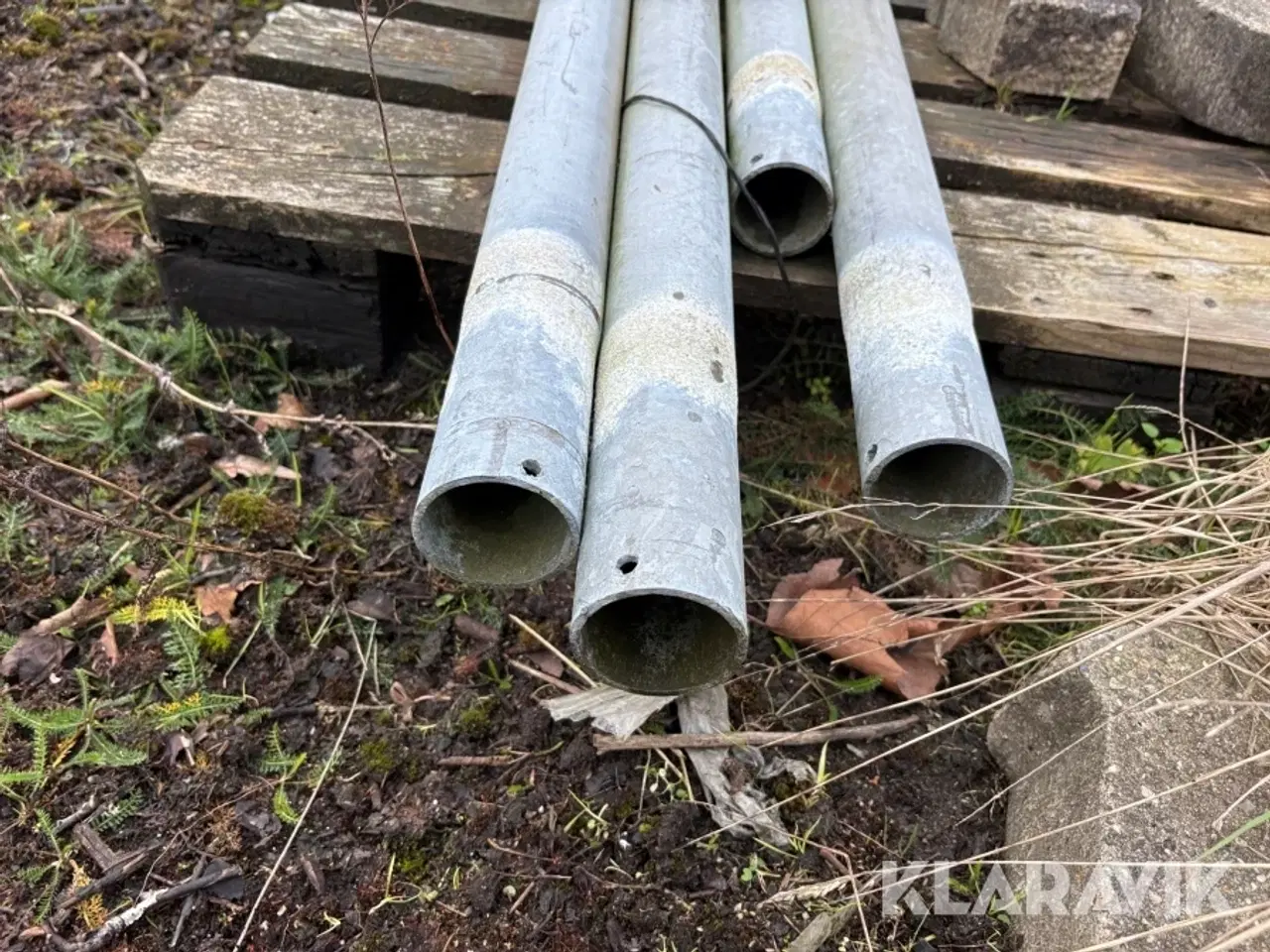 Billede 6 - Lygtepæles pæle - 4 styk