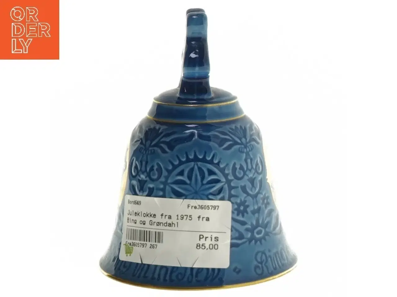 Billede 2 - Juleklokke Bing & Grøndahl 1975 fra Bing Og Grøndal (str. 13 cm)