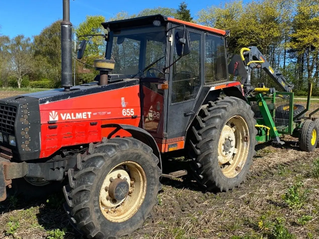 Billede 1 - Valmet 655 GLTX 4WD / Farma skovvogn med C5,3 G2 kran