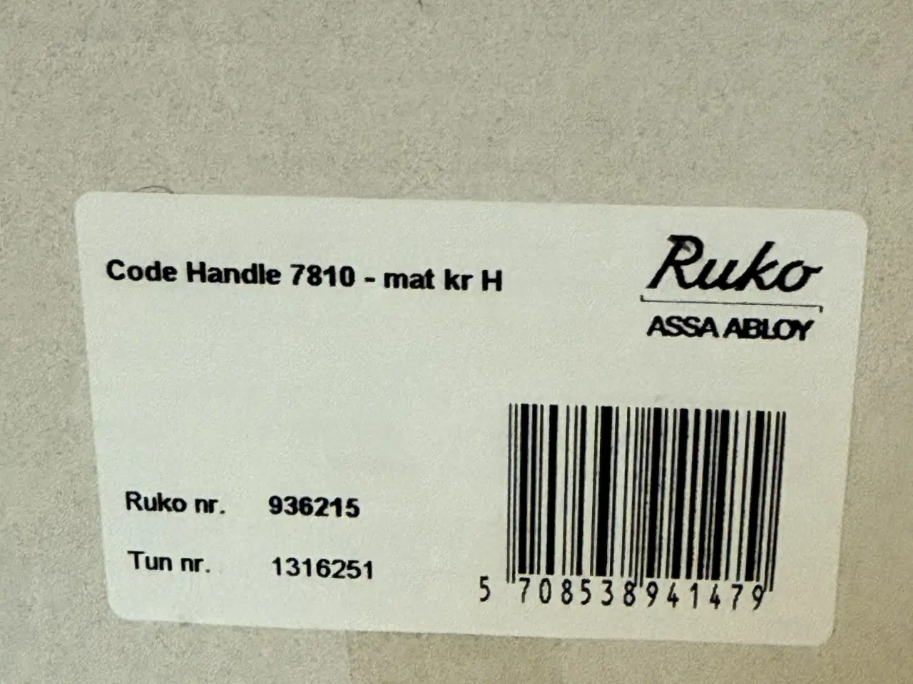 Billede 9 - Ny Ruko Elektronisk Terrassedørlås