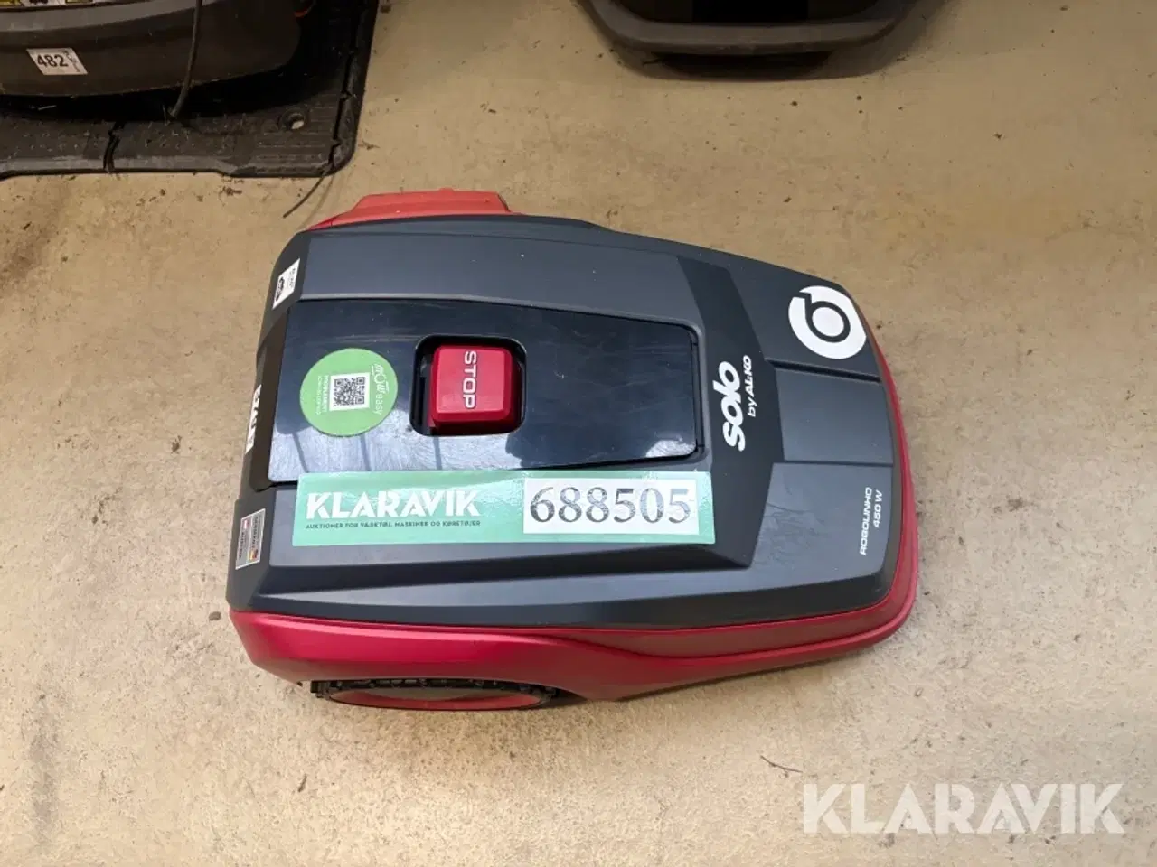 Billede 2 - RobotGræsslåmaskine med garage AL-KO Robolinho 450 W