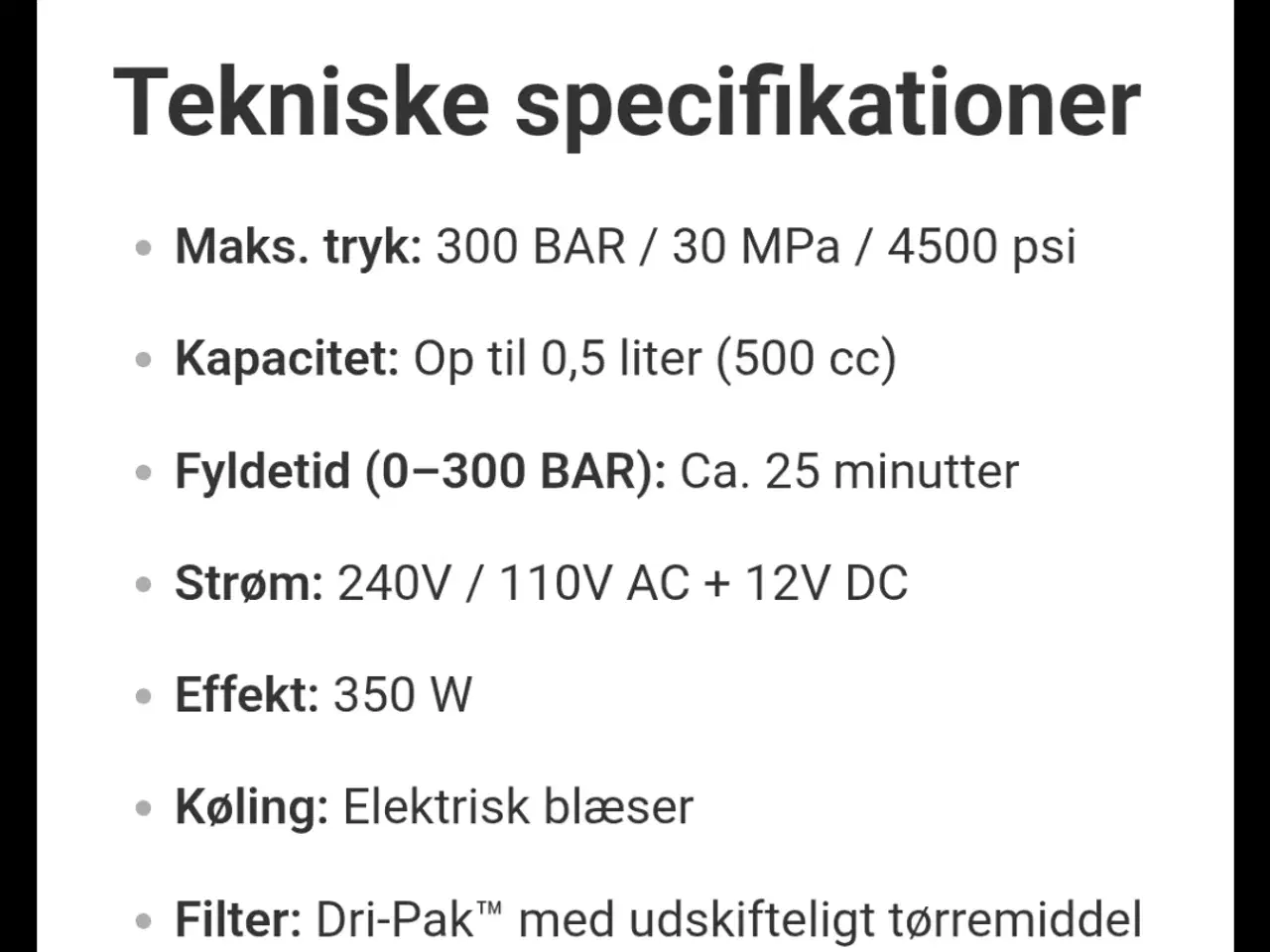 Billede 3 - Helt ny semi professionel Tuxing pcp kompressor. 