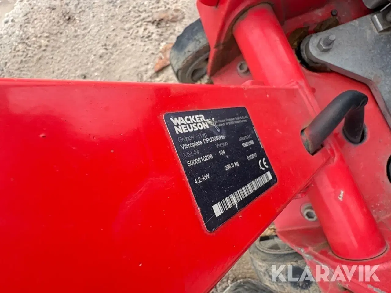 Billede 11 - Pladevibrator Wacker Neuson DPU3050