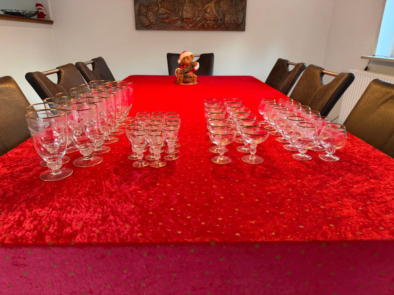 Billede 1 - Lyngby mågeglas med intakt guldkant