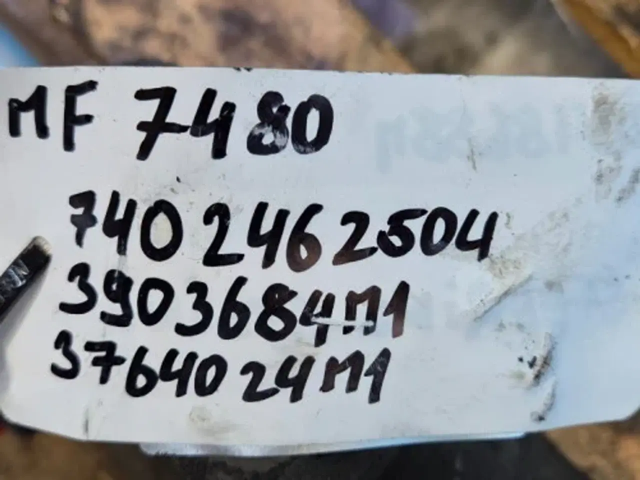 Billede 6 - Massey Ferguson 7480   Hydraulik