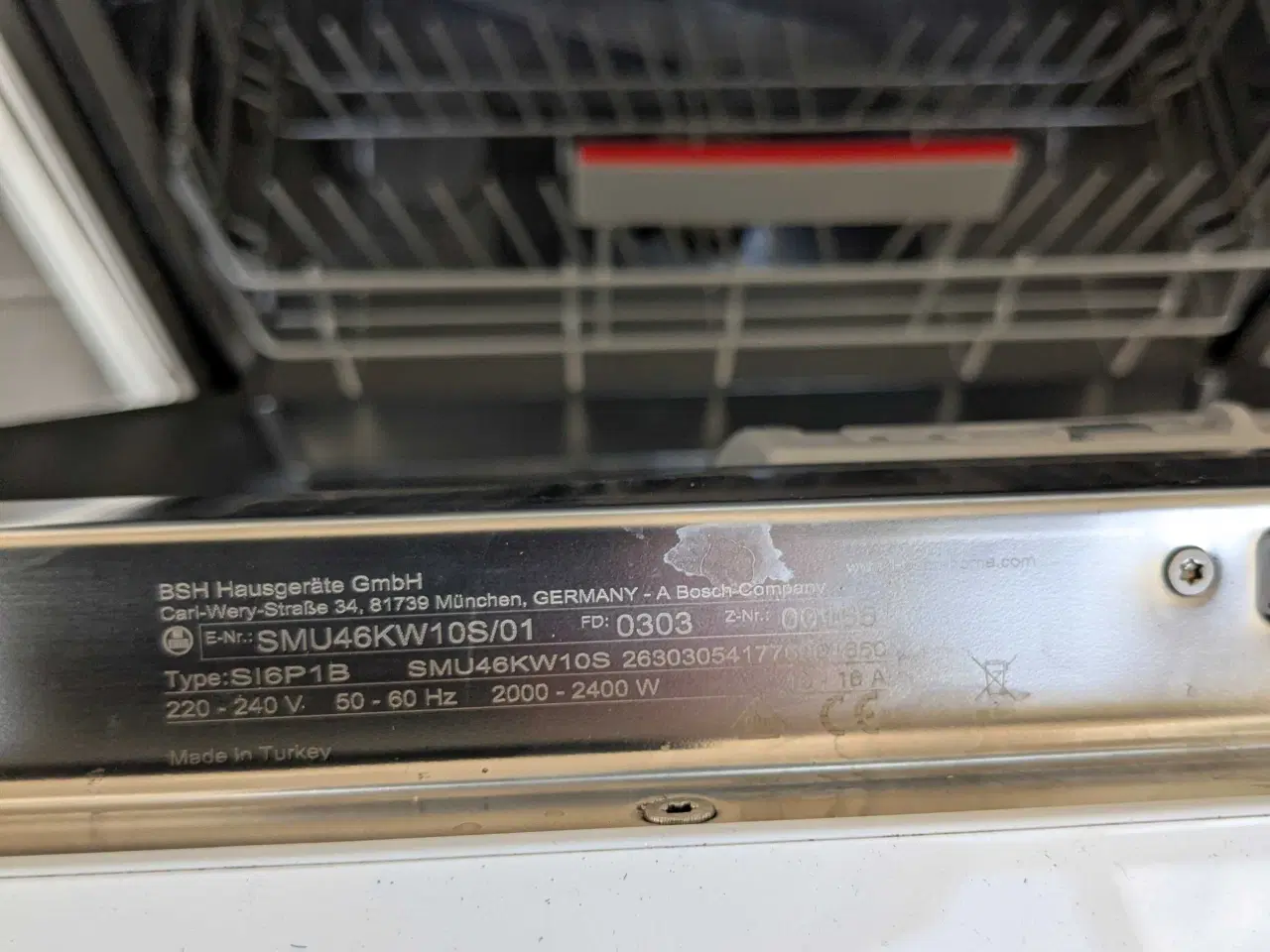 Billede 2 - SMU46KW10S Opvaskemaskine