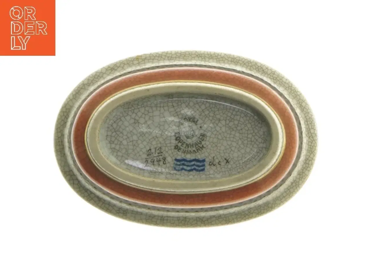 Billede 2 - Keramisk fad fra Royal Copenhagen fra Royal Copenhagen (str. 11x7,5 cm)