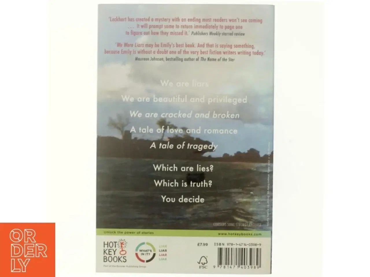 Billede 3 - We were liars af E. Lockhart (Bog)