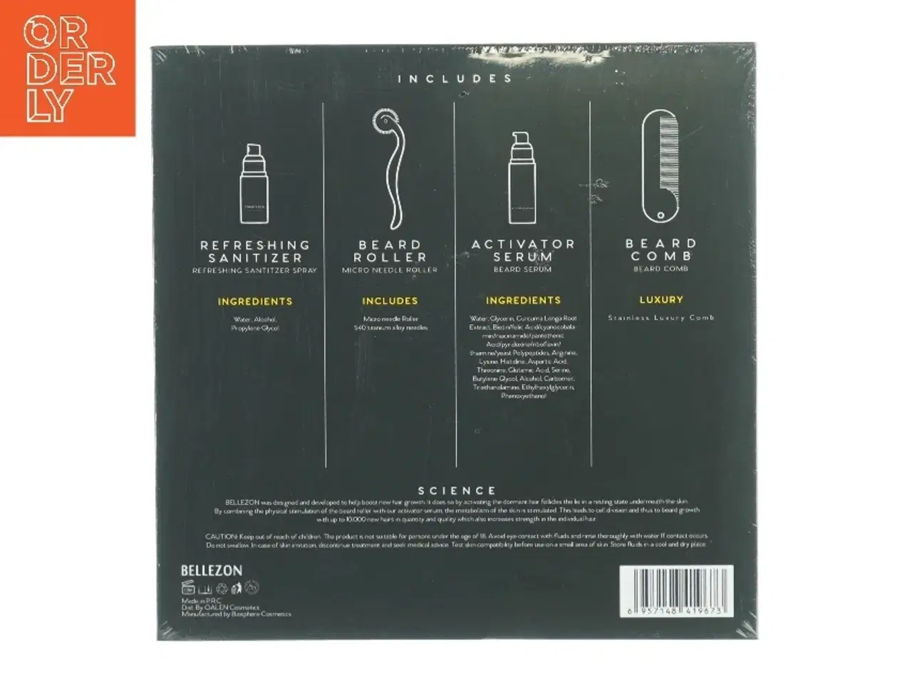 Billede 2 - Beard Grwth kit fra Bellezon (str. 22 x 22 x 5cm)