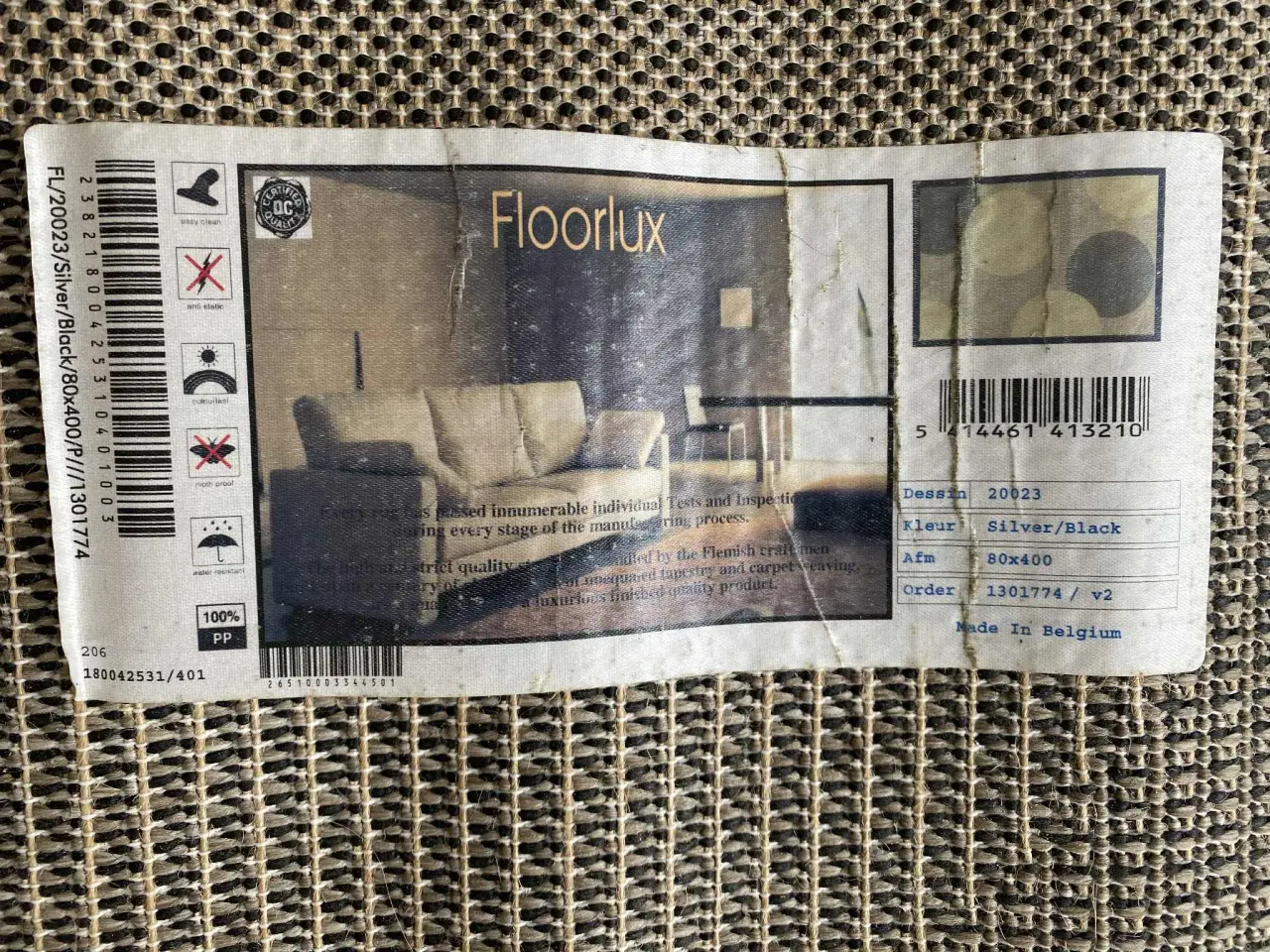 Billede 4 - FloorLux løber 390x80 cm