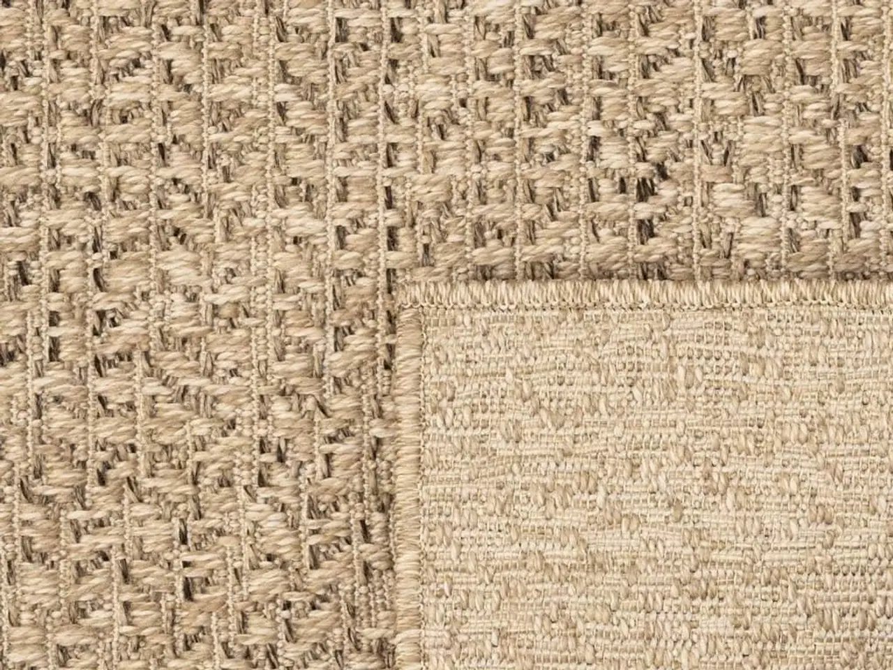 Billede 6 - Gulvtæppe ZIZUR 240x340 cm jute-look indendørs og udendørs