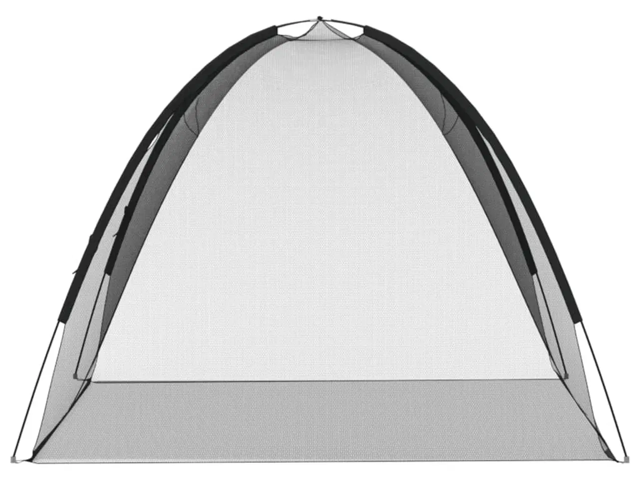 Billede 5 - Myggenet med døre 200x180x135 cm trådnet sort