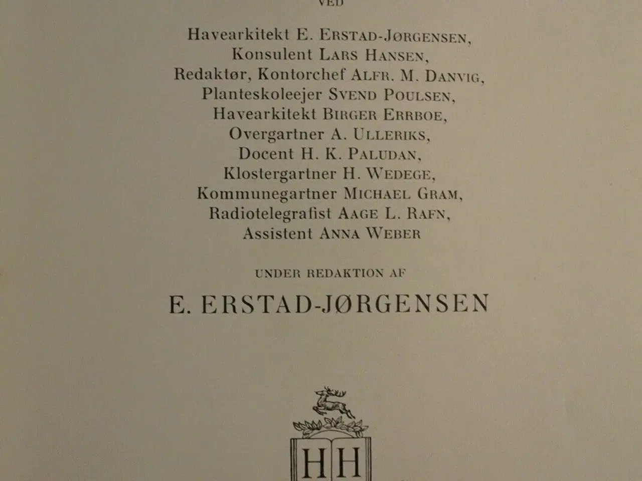 Billede 3 - hirschsprungs havebog, red. af e. erstad-jørgensen
