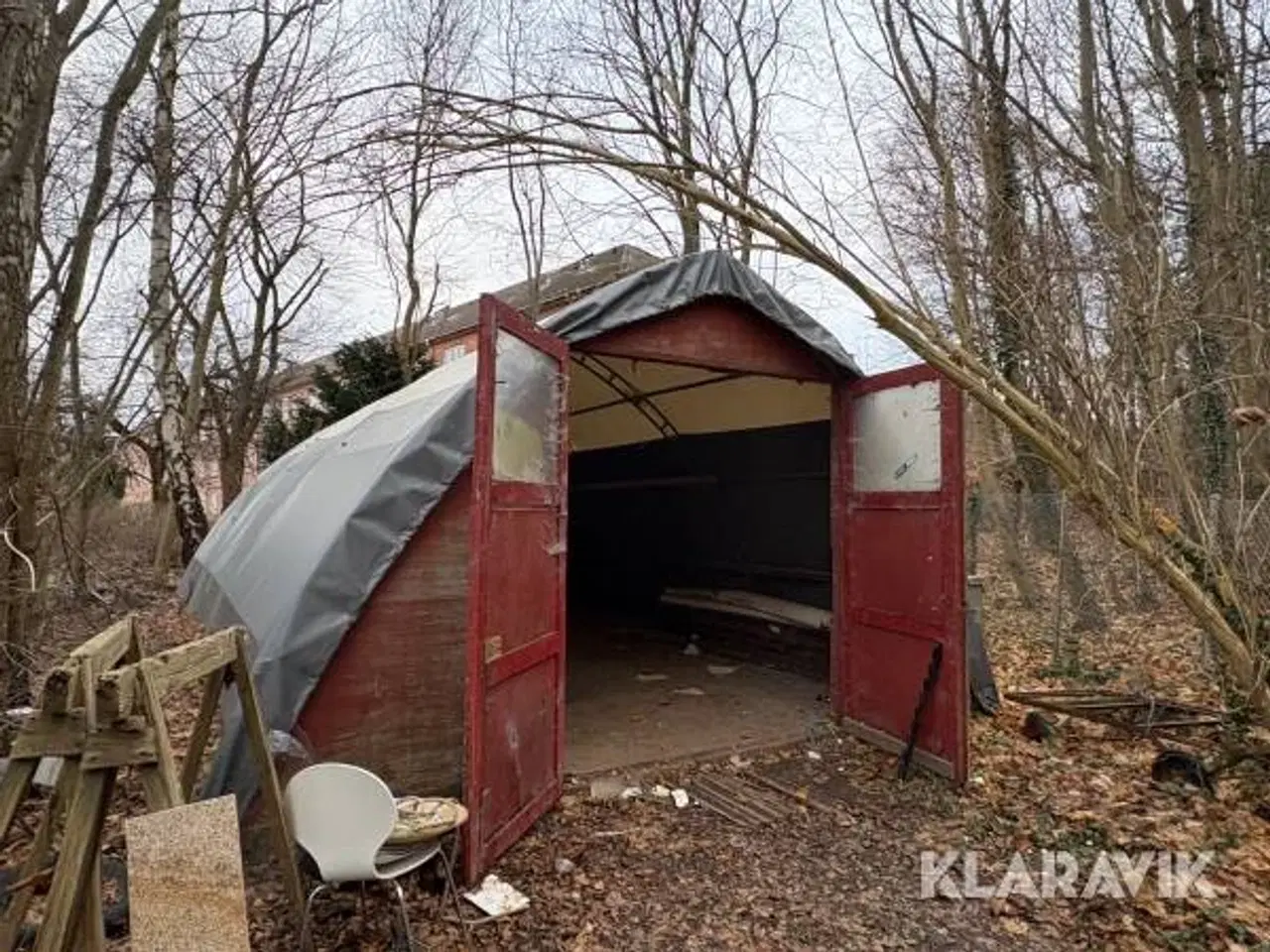 Billede 1 - Telthal med gulv og port