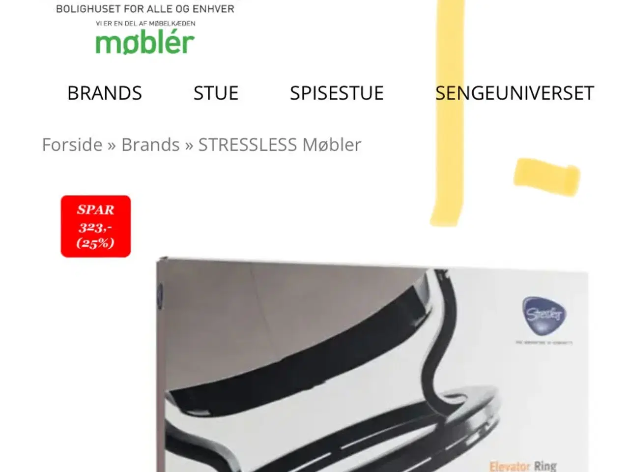 Billede 2 - Stressless forhøjer ring