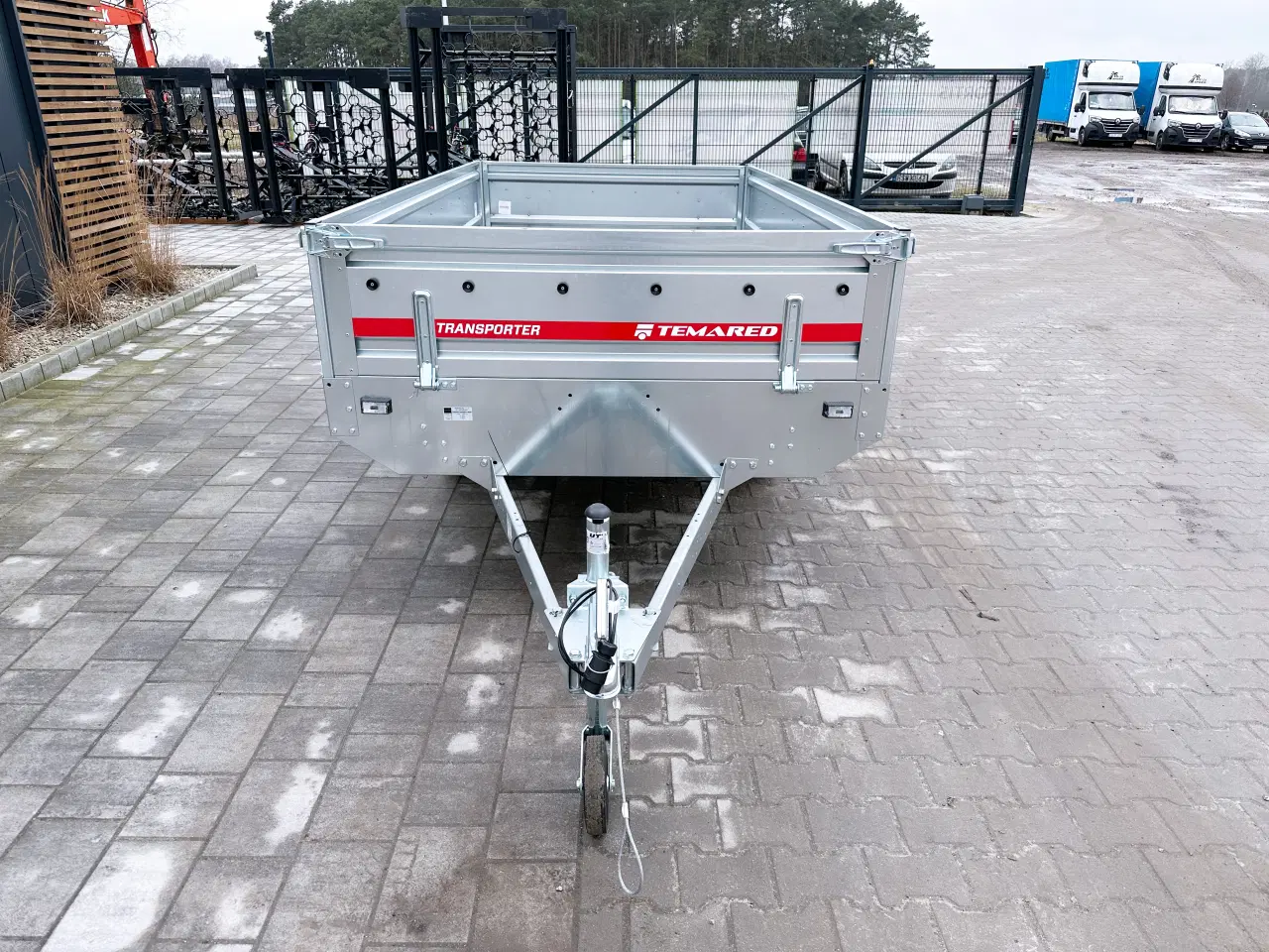 Billede 3 - TEMARED 3015/2 Boogietrailer Transporter stålsider