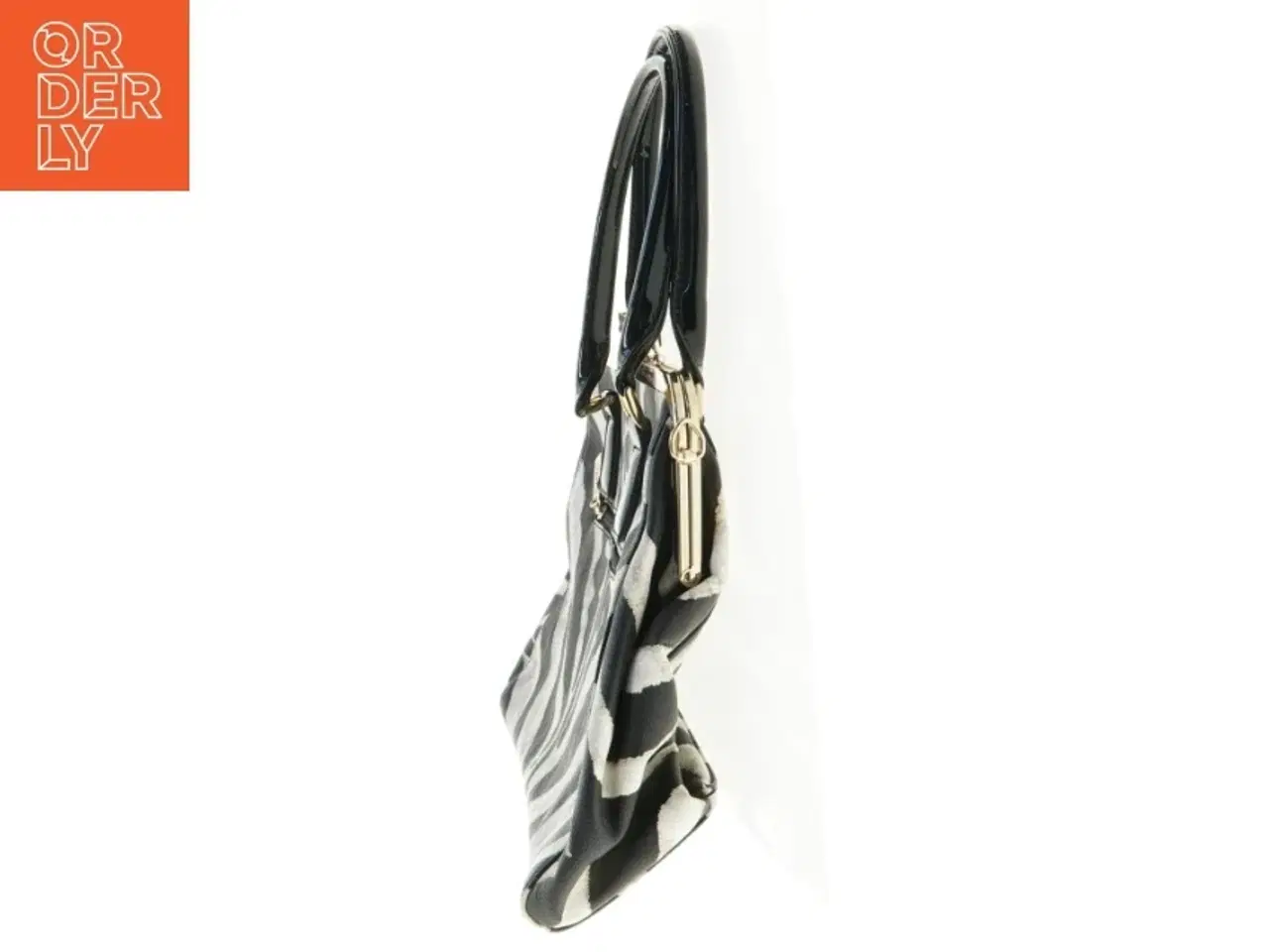 Billede 5 - Zebra mønster håndtaske fra Eternel (str. 37 x 27 x 12 cm)