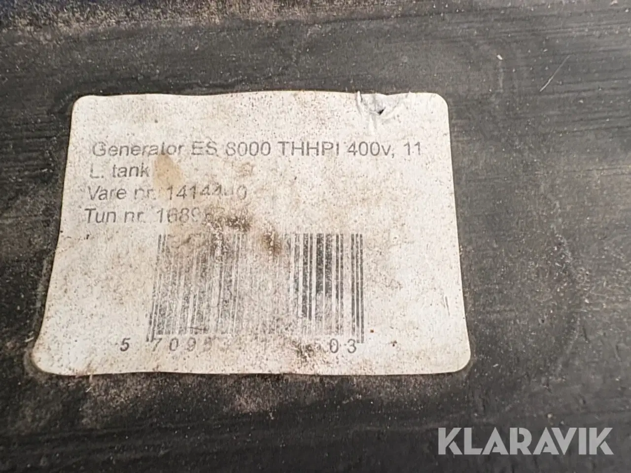 Billede 7 - Generrator KGK Pramac ES 8000 power system