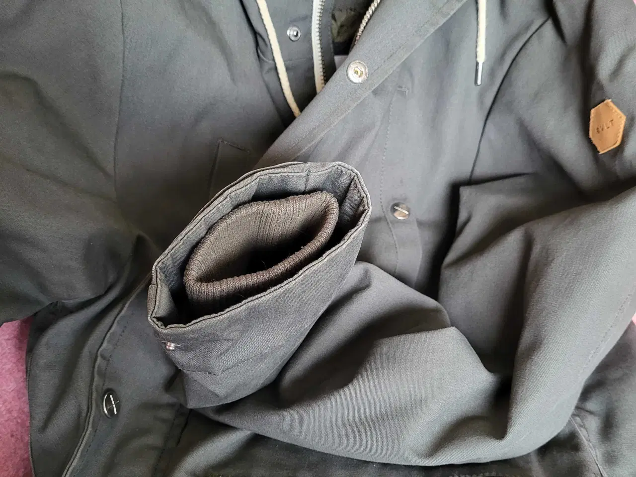 Billede 7 - RVLT Revolution vinterfrakke, olive, str. M