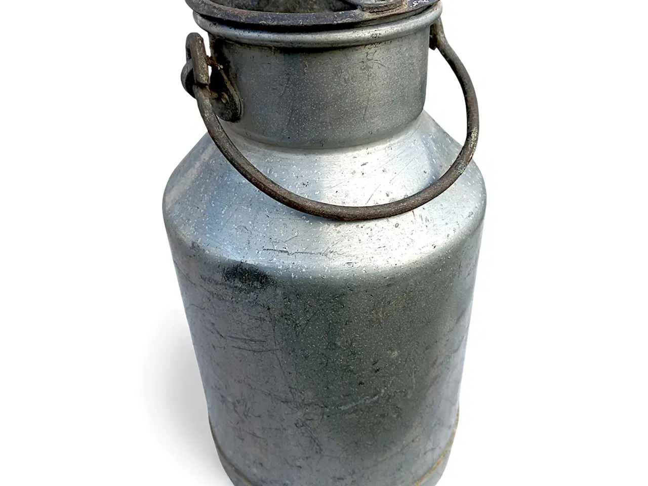 Billede 6 - Gammel 5 liters mælkejunge i aluminium