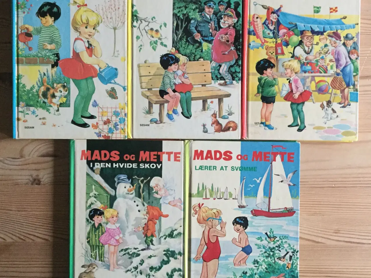 Billede 1 - 7 Mads og Mette bøger