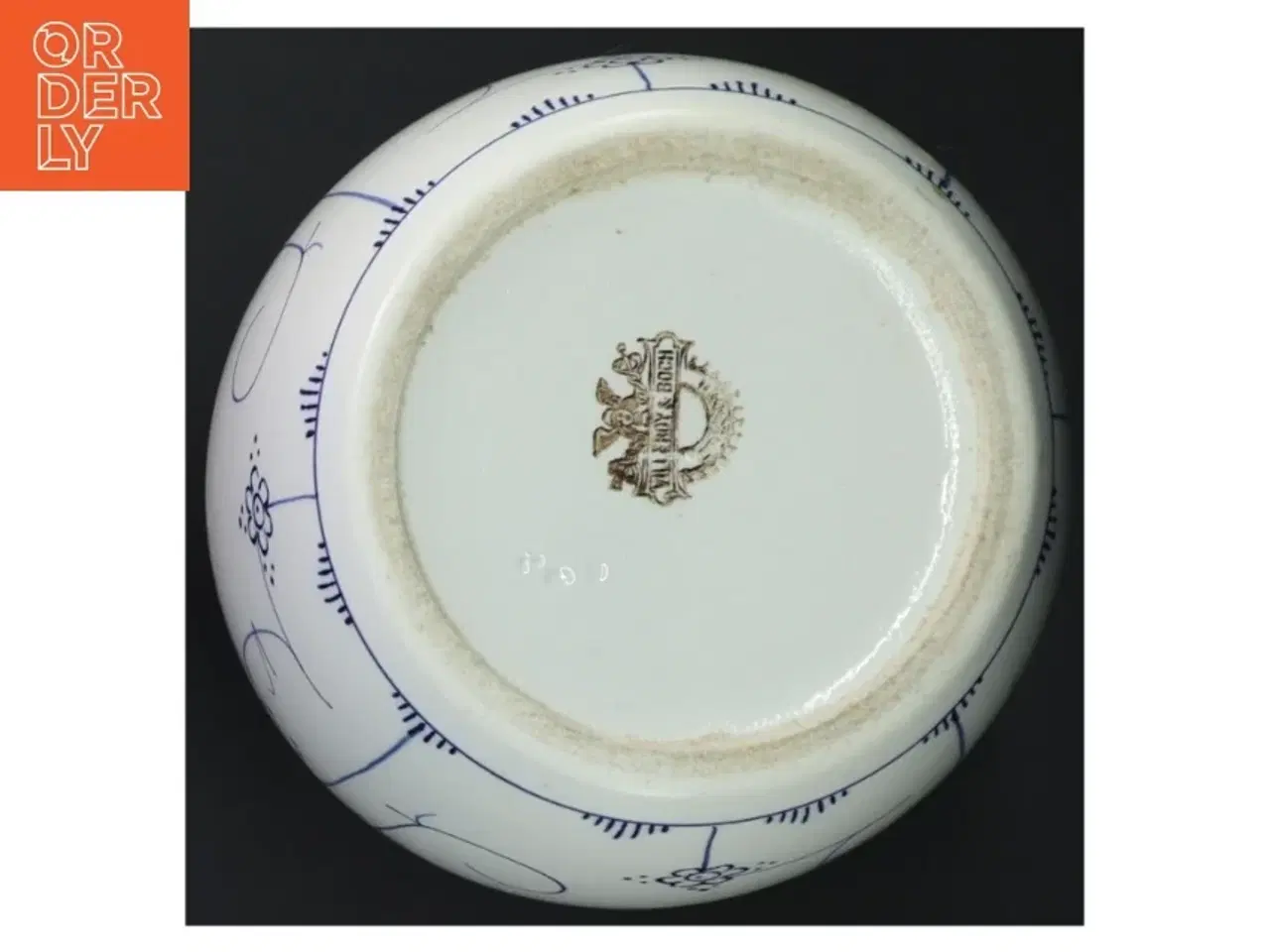 Billede 2 - Musselmalet porcelænskrukke med låg fra Villeroy & Boch (str. 16 cm)