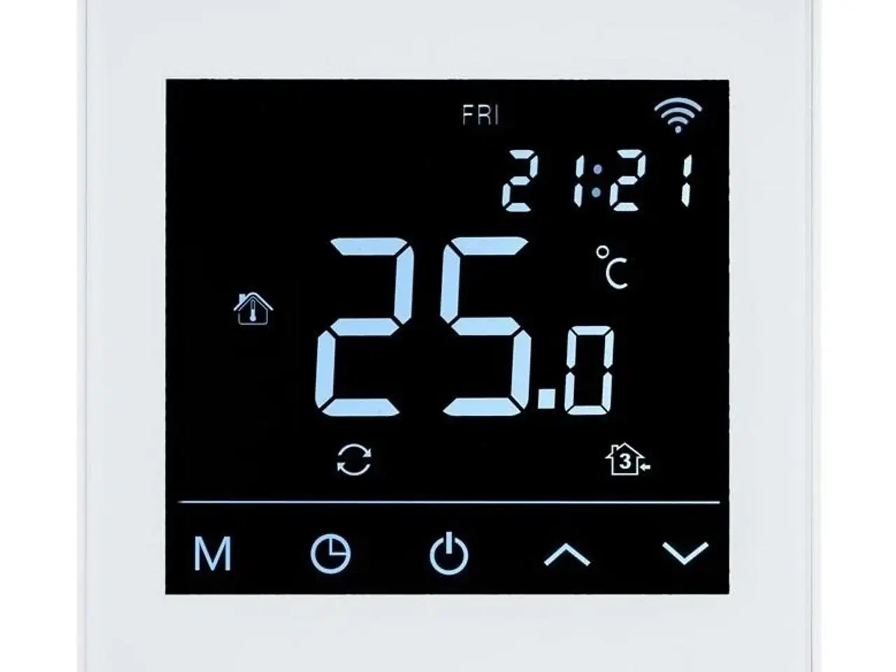 Billede 1 - WiFi-termostat HC91 - hvid, smart vægtermostat