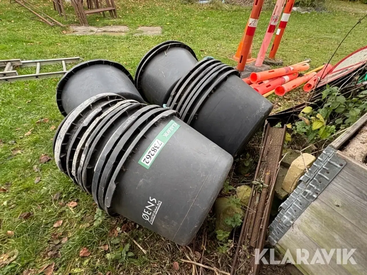 Billede 4 - Murerbaljer 23 styks og 4 små spande