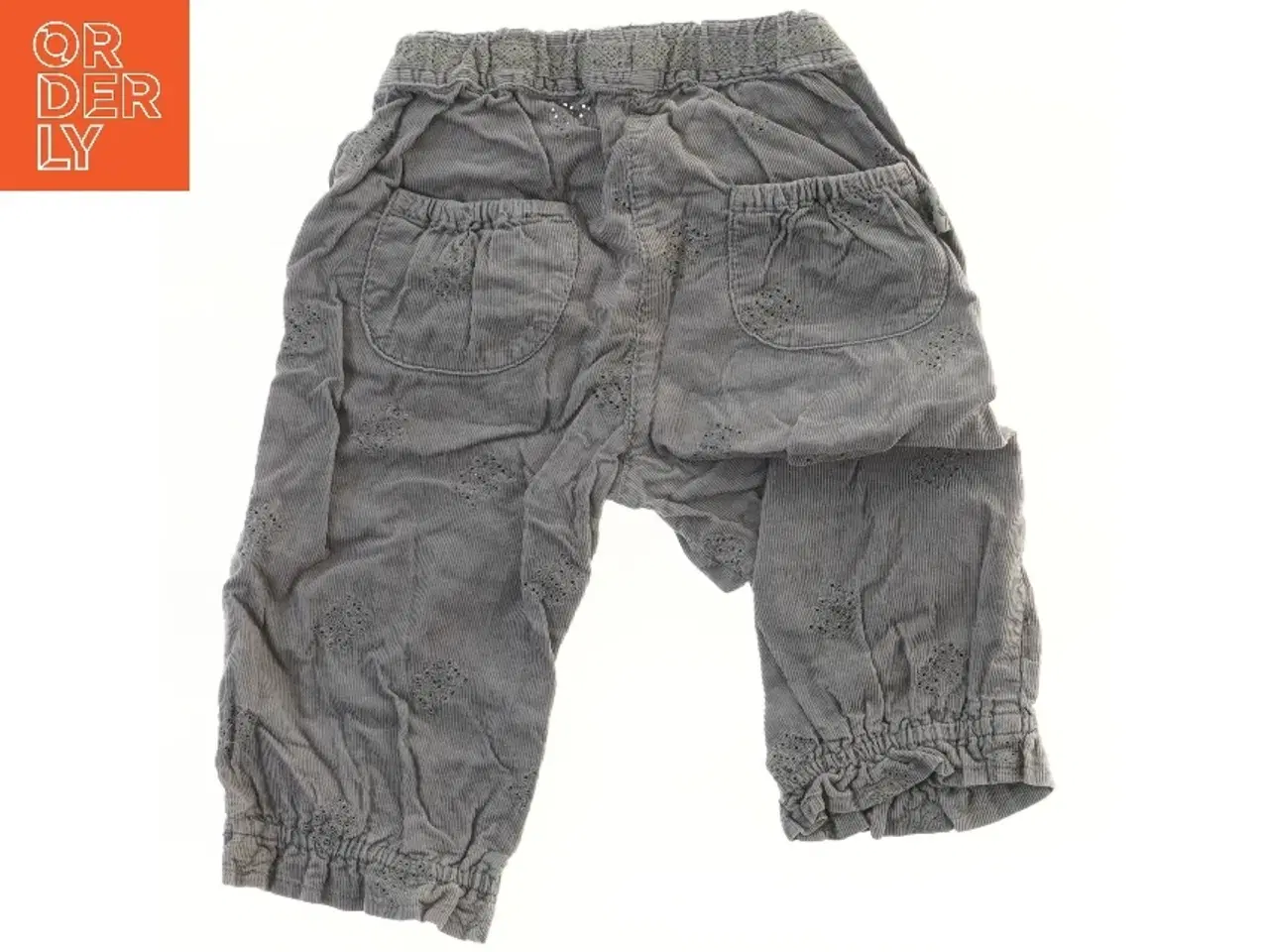 Billede 2 - Børnebukser med broderede detaljer fra Name It (str. 80)