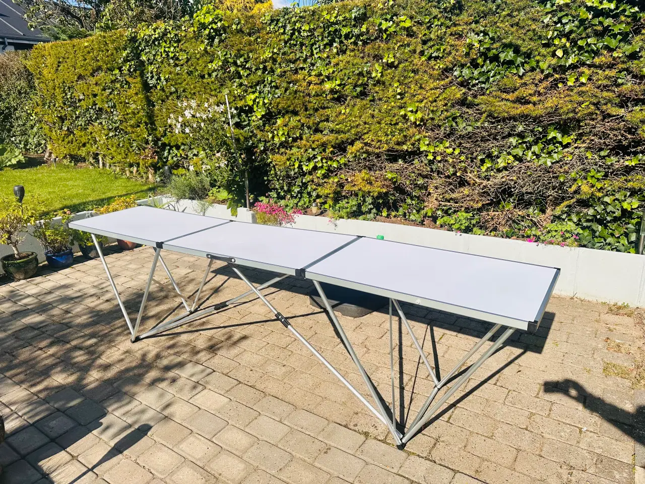 Billede 1 - campingbord justérbart aluminium 280 × 60 cm
