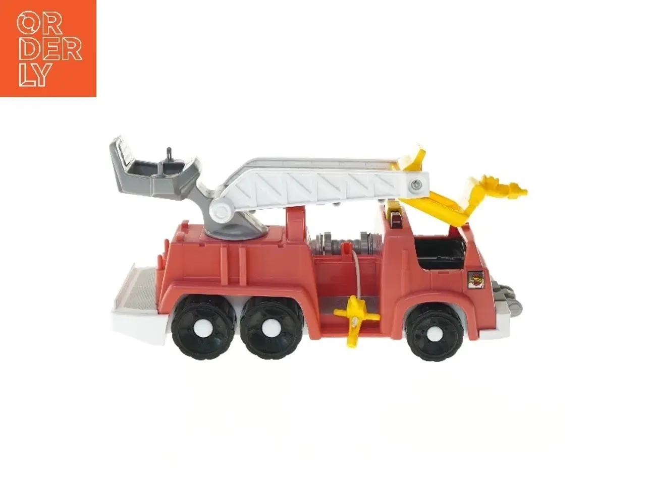 Billede 3 - Legetøjsbrandbil med kran (str. 35,5x12 cm)