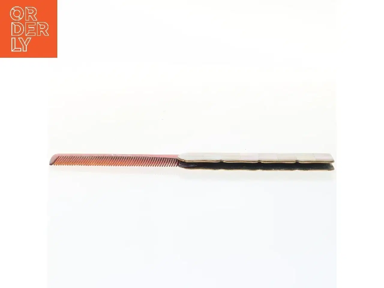 Billede 3 - Sammenfoldelig kam med perlemor (str. 19 cm)